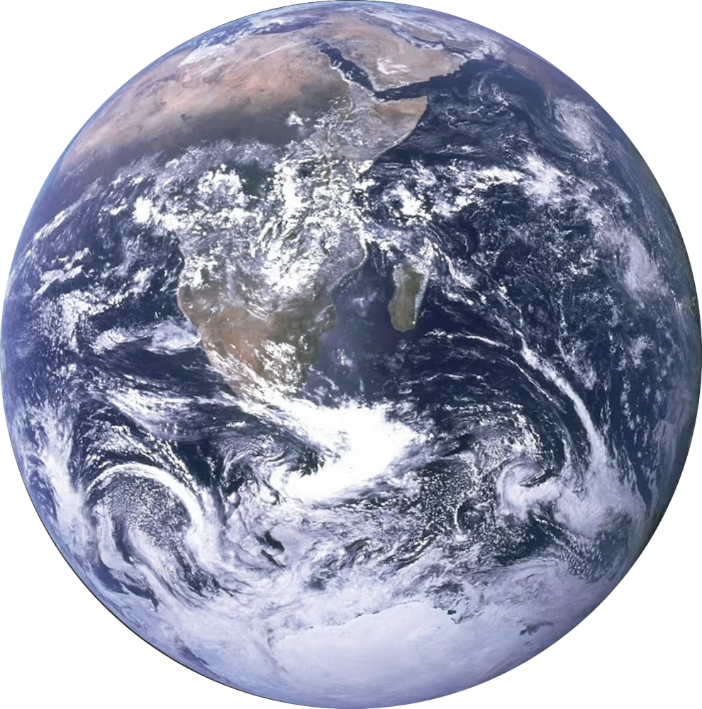 Planet Earth seen from space